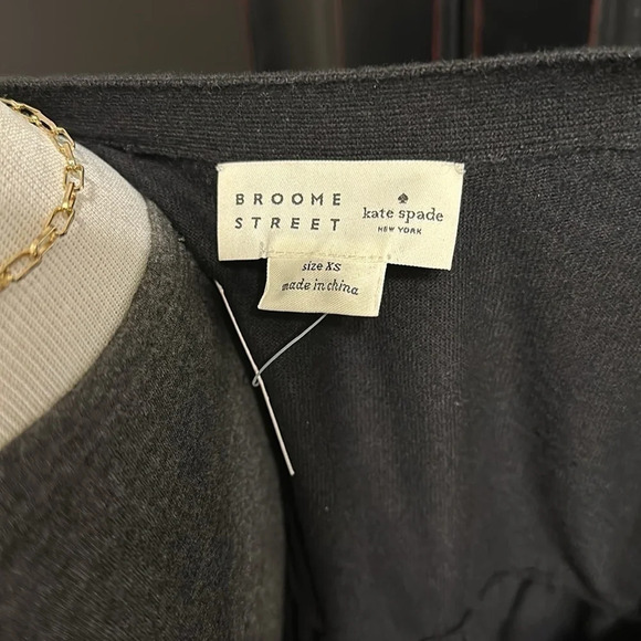Kate Spade New York Broome Street Open Cardigan, NWT, Size XS - Picture 7 of 9